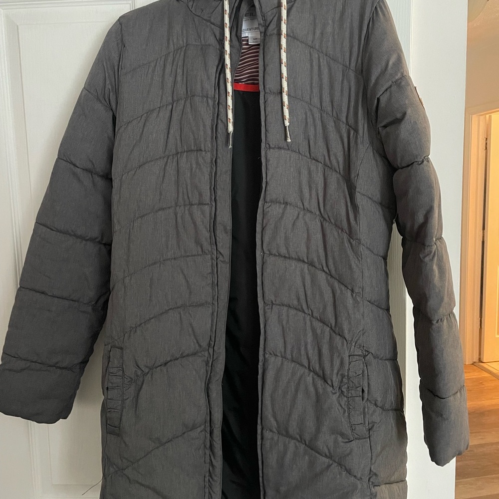 Gray Quilted Women’s Jacket